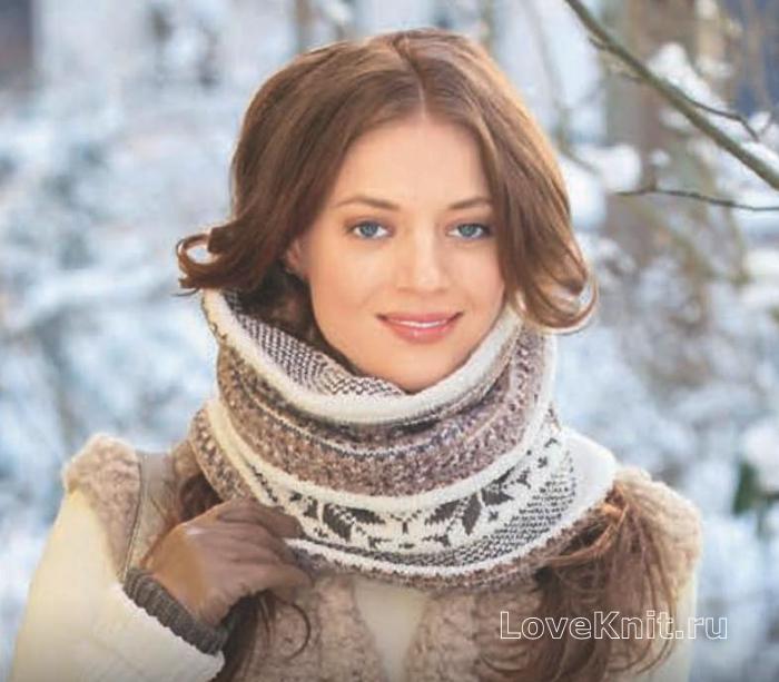 Как связать воротник на пуловер Как связать воротник на пуловер