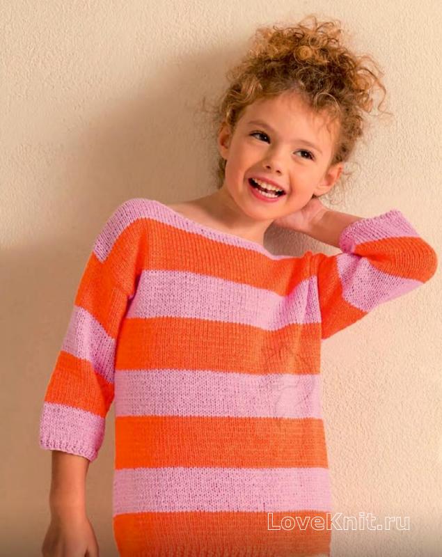 Детские кофточки свитера и топы спицами и крючком на сайте «Вяжем - Повяжем»