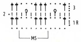 Описание вязания к узор крючком №4126 крючком