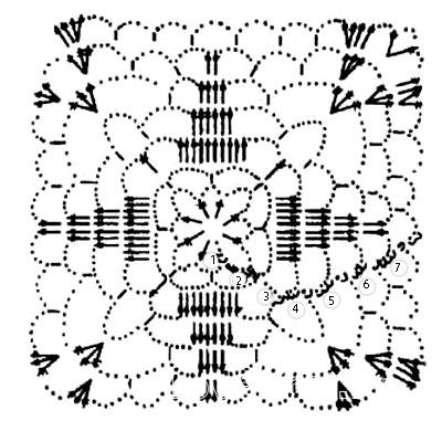 Описание вязания к узор 13 