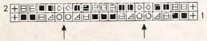Описание вязания к узор ажурный №1652 спицами