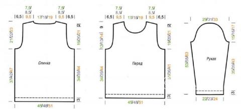 Схема вязания цветной джемпер из квадратов раздел для детей детские кофты, жакеты и тд