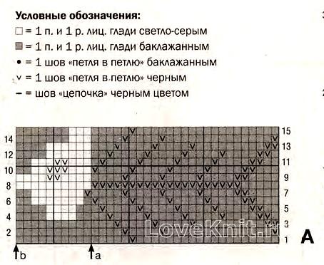Схема вязания пуловер для подростка с кошачьей мордочкой раздел для детей детские кофты, жакеты и тд