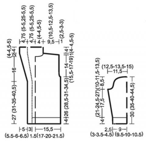 Схема вязания жакет для мальчика с косами   раздел для детей детские кофты, жакеты и тд