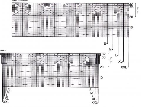 Схема вязания мужской джемпер с узором раздел для мужчин мужские кофты спицами