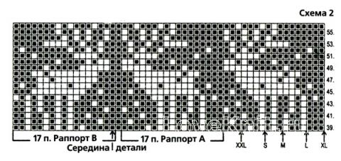 Джемпер с оленями мужской