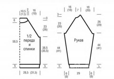 Схема вязания мужской жаккардовый пуловер раздел для мужчин мужские кофты спицами