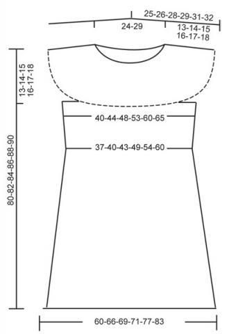 Схема вязания узорчатое платье с коротким рукавом раздел вязание спицами для женщин платья, сарафаны для женщин