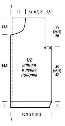 Схема вязания длинный жакет с объемным узором раздел вязание спицами для женщин кофты спицами женские