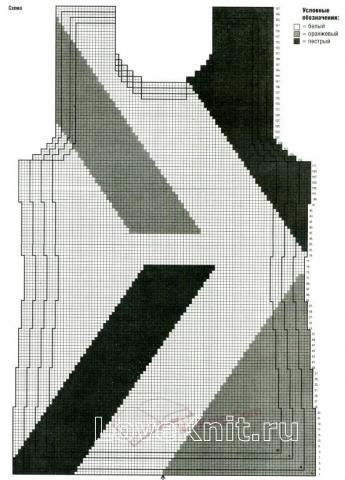 Схема вязания свитер с цветным рисунком раздел вязание спицами для женщин кофты спицами женские