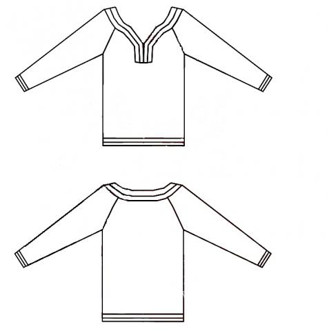 Схема вязания бежевая туника с окантовкой раздел вязание крючком для женщин платья, сарафаны для женщин