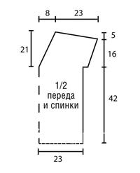 Схема вязания яркая безрукавка с контрастной отделкой раздел вязание крючком для женщин кофты для женщин