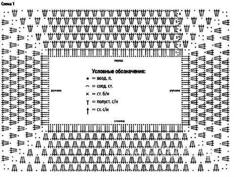 Схема вязания цветной топ в полоску раздел вязание крючком для женщин жилеты, безрукавки для женщин