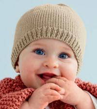 Как связать  шапочка и пинетки для малыша