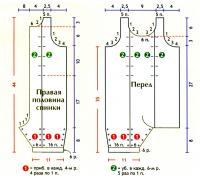 Как связать  детский голубой комбинезон и нагрудник