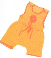 Как связать  комбинезон для малышей без рукавов