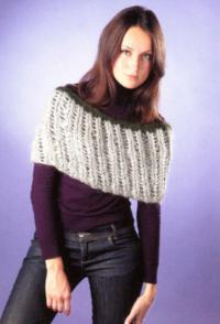 Как связать спицами креативный жилет-трансформер