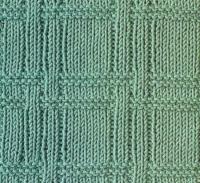 Фото рельефный плетеный узор №1 спицами