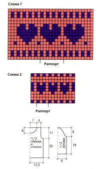 Схема вязания детская кофточка с орнаментом раздел для детей детские кофты, жакеты и тд