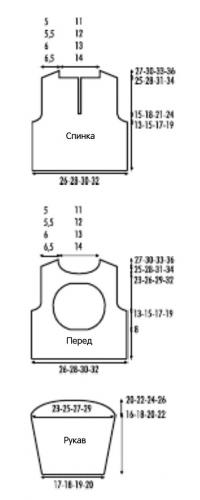 Схема вязания детский синий пуловер с игрушкой (овечка) раздел для детей детские кофты, жакеты и тд