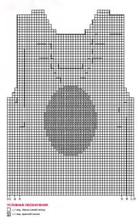 Схема вязания детский синий пуловер с игрушкой (овечка) раздел для детей детские кофты, жакеты и тд