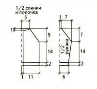 Схема вязания полосатая кофточка для ребенка раздел для детей детские кофты, жакеты и тд