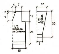 Схема вязания трехцветный джемпер для мальчика раздел для детей детские кофты, жакеты и тд
