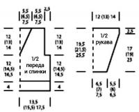 Схема вязания зеленый пуловер и шапочка для вашего малыша раздел для детей детские кофты, жакеты и тд