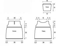 Схема вязания платье с синей полоской для девочки до 12 месяцев раздел для детей детские платья, сарафаны