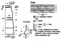 Схема вязания ажурное платье длиной до колена раздел вязание спицами для женщин платья, сарафаны для женщин