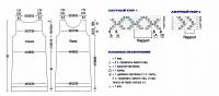 Схема вязания платье с ажурными узорами раздел вязание спицами для женщин платья, сарафаны для женщин