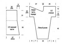 Схема вязания платье с жаккардовым узором раздел вязание спицами для женщин платья, сарафаны для женщин
