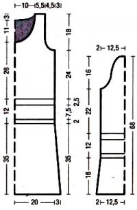 Схема вязания полупрозрачное ажурное платье раздел вязание спицами для женщин платья, сарафаны для женщин