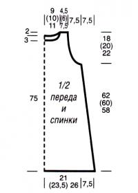Схема вязания вязаное розовое платье без рукавов раздел вязание спицами для женщин платья, сарафаны для женщин