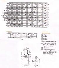 Схема вязания ажурный серый пуловер и нарукавники раздел вязание спицами для женщин кофты спицами женские