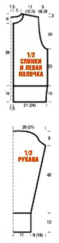 Схема вязания бежевый жакет и берет раздел вязание спицами для женщин кофты спицами женские