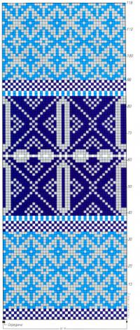 Схема вязания длинный жаккардовый пуловер раздел вязание спицами для женщин кофты спицами женские