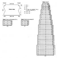 Схема вязания джемпер с кокеткой раздел вязание спицами для женщин кофты спицами женские