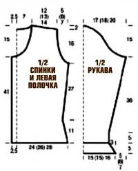 Схема вязания коричневый жакет раздел вязание спицами для женщин кофты спицами женские