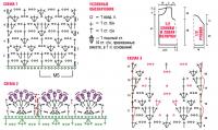 Схема вязания кружевной жакет раздел вязание спицами для женщин кофты спицами женские