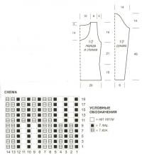 Схема вязания меланжевый пуловер раздел вязание спицами для женщин кофты спицами женские