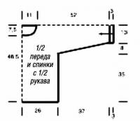 Схема вязания пуловер из двух нитей раздел вязание спицами для женщин кофты спицами женские