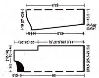 Схема вязания пуловер с графическим рисунком в черно-белом цвете раздел вязание спицами для женщин кофты спицами женские