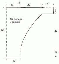 Схема вязания пуловер с разрезами на рукавах раздел вязание спицами для женщин кофты спицами женские