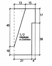Схема вязания топ с открытой спиной раздел вязание спицами для женщин кофты спицами женские