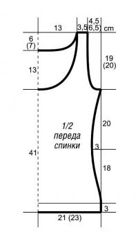 Схема вязания топ из пряжи секционного крашения раздел вязание спицами для женщин кофты спицами женские