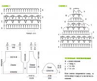 Схема вязания укороченный ажурный жакет раздел вязание спицами для женщин кофты спицами женские