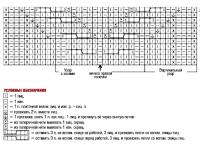 Схема вязания вишневый жакет на молнии раздел вязание спицами для женщин кофты спицами женские