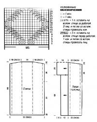Схема вязания длинный красный жилет раздел вязание спицами для женщин жилеты для женщин
