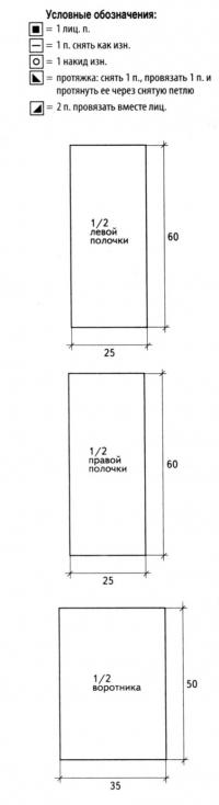 Схема вязания креативный жилет-трансформер раздел вязание спицами для женщин жилеты для женщин